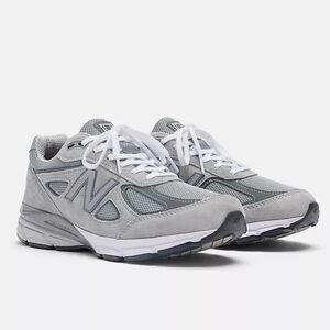 New Balance 990v4 Gray Suede Mesh Running Shoes Men’s 11 Made In USA